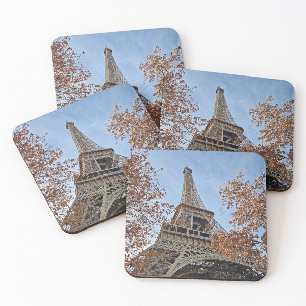 Item preview, Eiffel Tower among autumn trees designed and sold by psychoshadow.