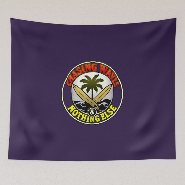 Item preview, Chasing Waves Nothing Else Surf Vintage Circle designed and sold by AstronautMerch.
