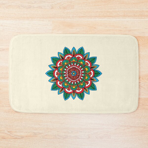 Item preview, Folk Mandala designed and sold by CharlottePlaceArt.