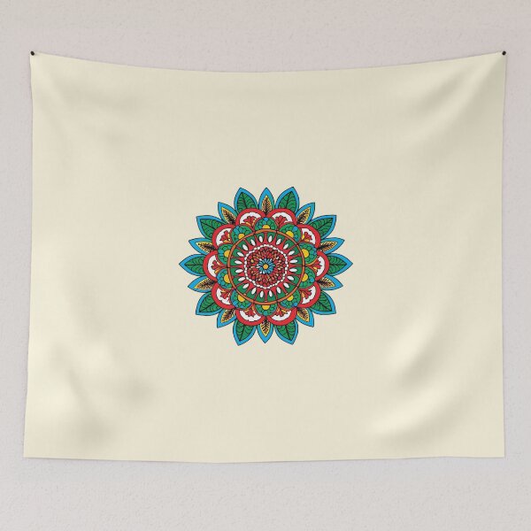 Item preview, Folk Mandala designed and sold by CharlottePlaceArt.