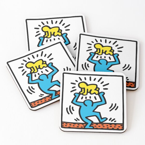Item preview, Joyful Connection – Pop Art Inspired Keith haring/ Celebration Design designed and sold by ostaasira13.