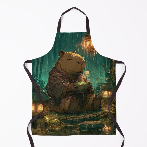 Item preview, Zen Capybara in the Rain designed and sold by Turocks.