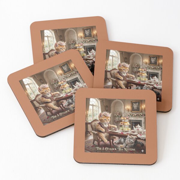 Item preview, ​High Tea: The 5 O'Clock Tea Kittens. designed and sold by JoyNest = "The nest of joy".