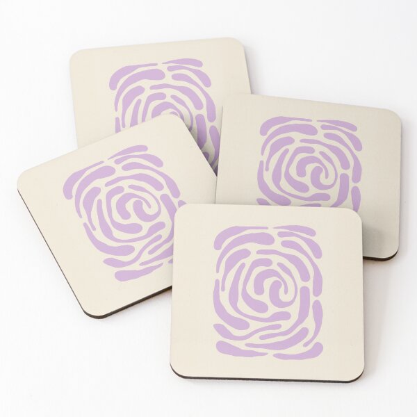 Item preview, Lavender Purple Abstract Shapes Art designed and sold by soheedesigns.