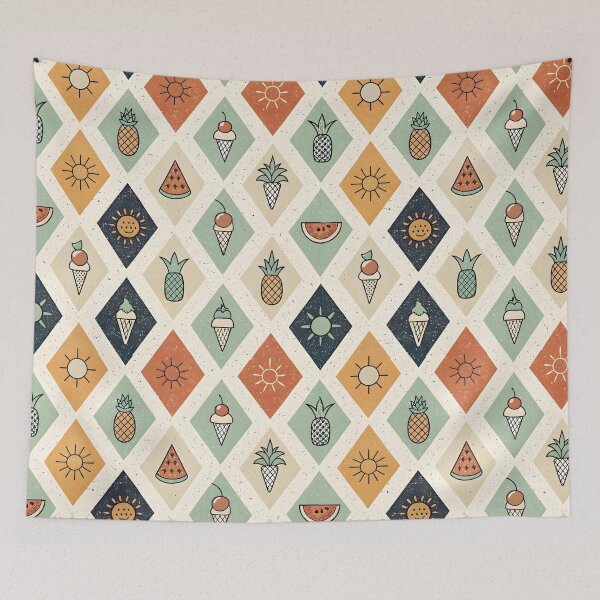 Item preview, Summer Vibes Pattern designed and sold by trendspatterns.
