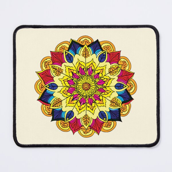 Item preview, Folk Mandala designed and sold by CharlottePlaceArt.