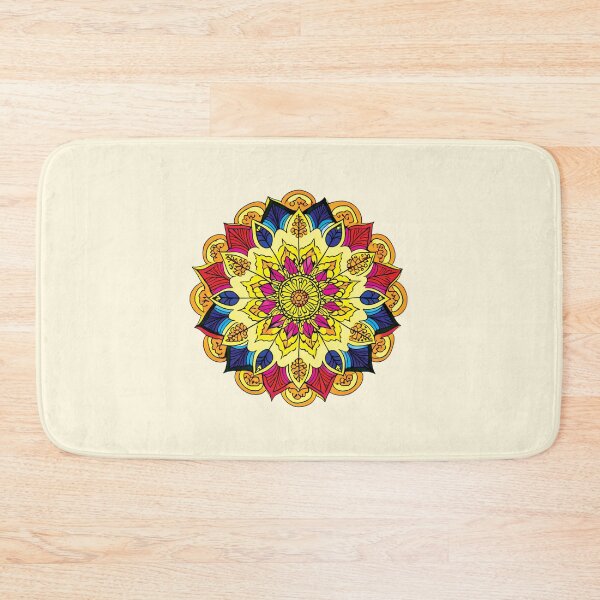 Item preview, Folk Mandala designed and sold by CharlottePlaceArt.