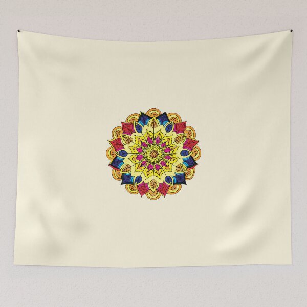 Item preview, Folk Mandala designed and sold by CharlottePlaceArt.