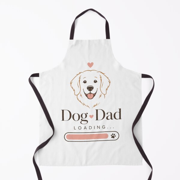Item preview, Minimalist Dog Dad Loading Golden Retriever Kawaii Laptop Skin Sticker designed and sold by Ashley critters.