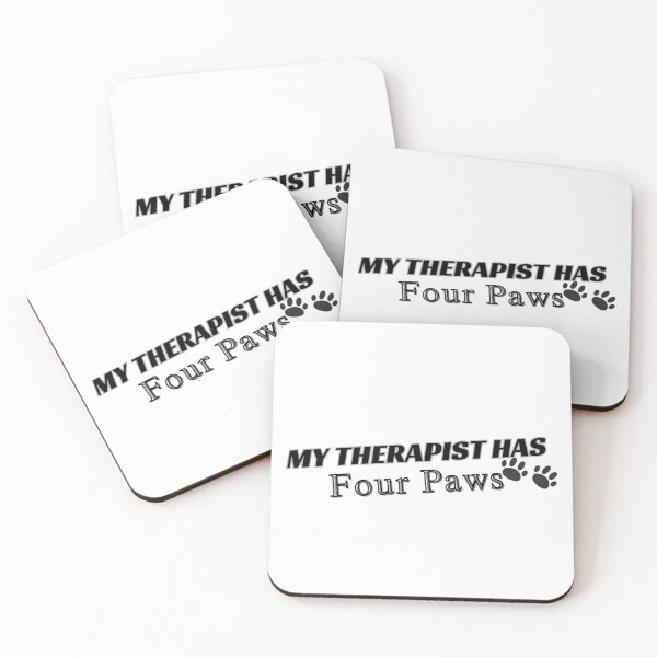 Item preview, My Therapist Has 4 Paws | Pet Lover Quote designed and sold by shreeedesigns.
