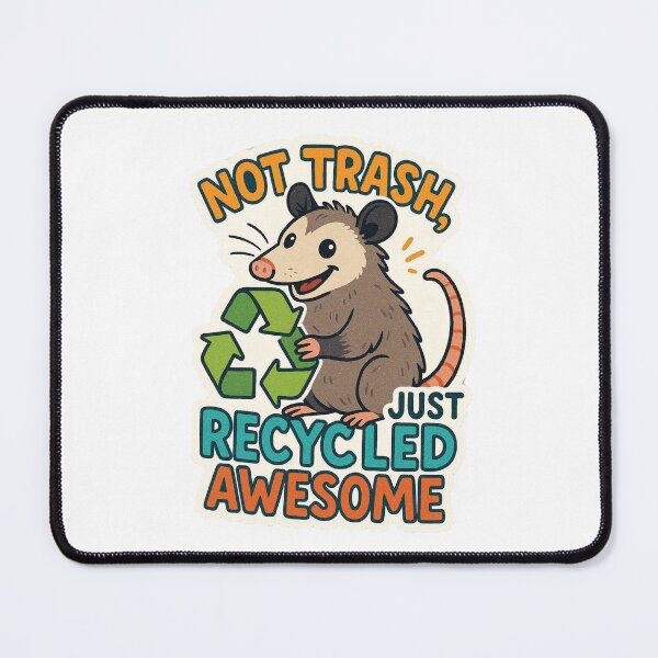 Item preview, Not Trash Just Recycled Awesome Funny Possum Design designed and sold by raw_lines.