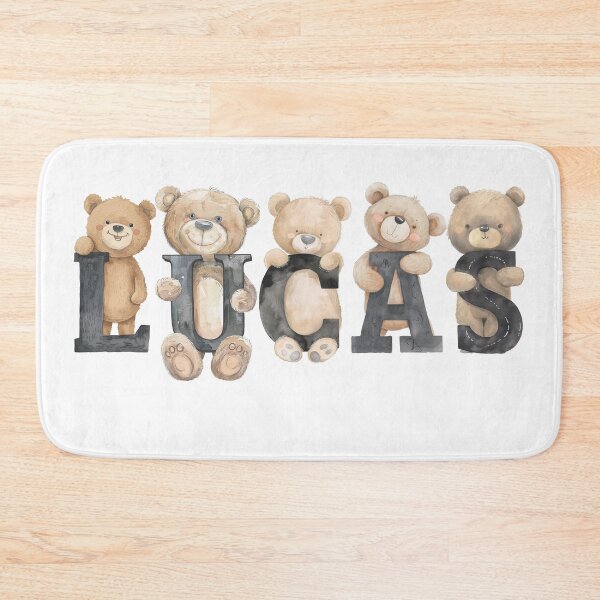 Item preview, Lucas Teddy Bear Personalized Name  designed and sold by Leopoldus.