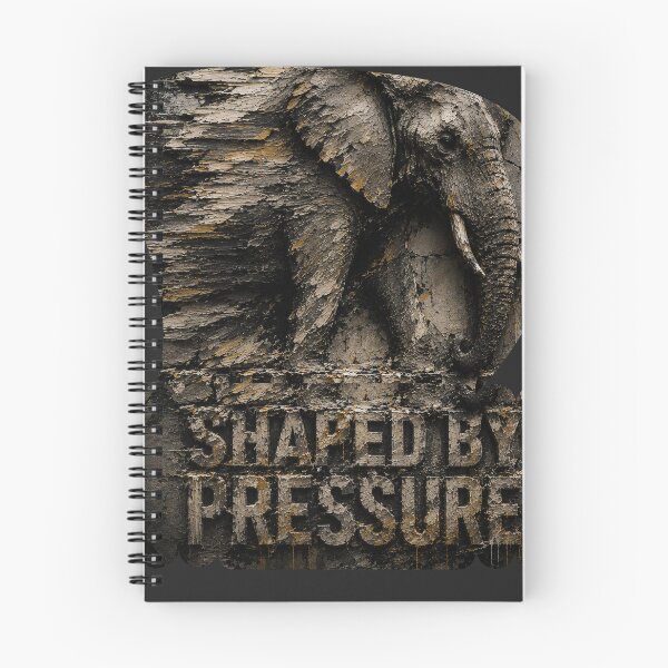 Item preview, Founder Pressure Elephant Kinetic Industrial Plaster Art designed and sold by SavannaStrikes.
