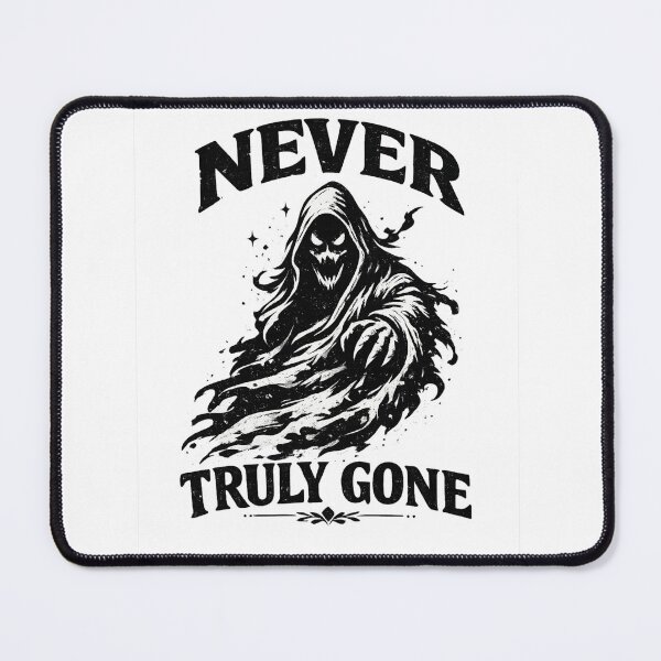 Item preview, Never Truly Gone Grim Reaper Ghost Gothic T-Shirt designed and sold by BlackBoneArt.