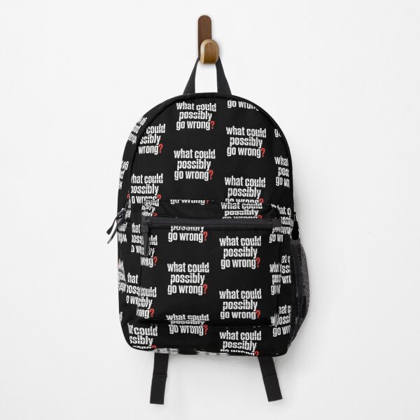 Item preview, Modern Brutalist Glitch what could possibly go wrong Techwear Typography designed and sold by DuckOddity.