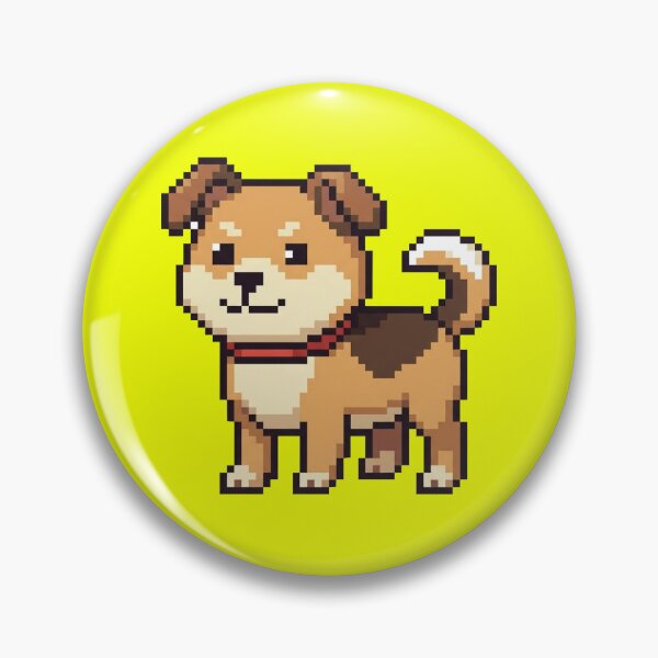 Item preview, Cute Smiling Shiba Inu with Red Collar — Adorable Dog Art designed and sold by Matilda Pixel.