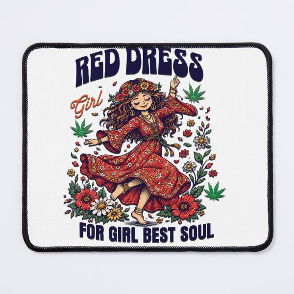 Item preview, Red Dress Beautiful Girl T-shirt designed and sold by HomeyDay.