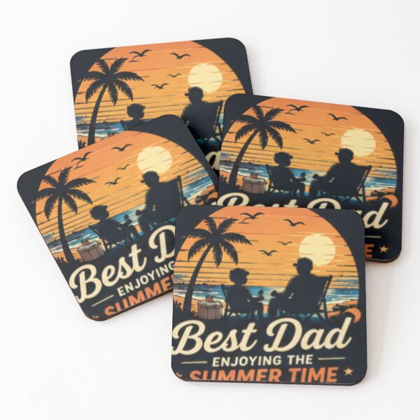Item preview, Retro Best Dad Enjoying The Summer Time - Father's Day Gift designed and sold by GUINewAlex.