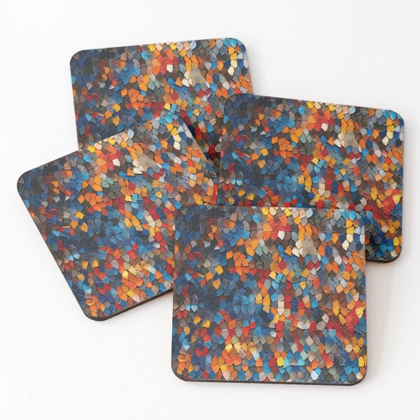 Item preview, Fan Scale Paper Mosaic Seamless Photo Texture designed and sold by DigitaICraft.