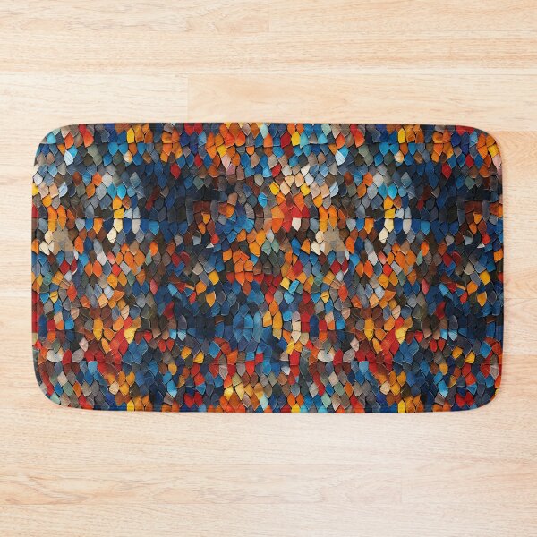 Item preview, Fan Scale Paper Mosaic Seamless Photo Texture designed and sold by DigitaICraft.