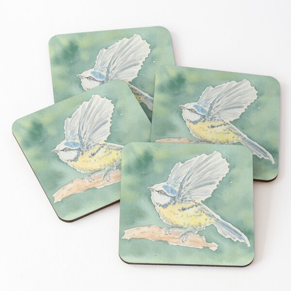 Item preview, Bluetit flapping designed and sold by GiselleSellier.