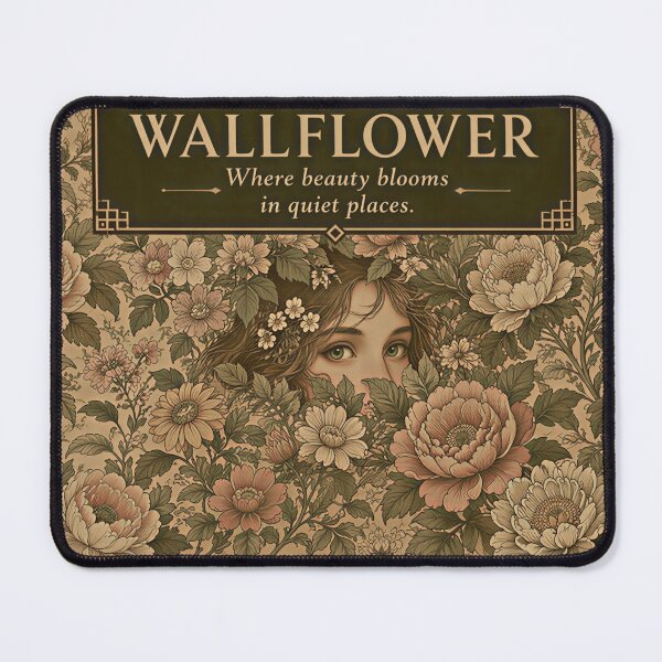Item preview, Wallflower – The Idiom, The Woman, The Wall | Vintage Botanical Print designed and sold by SammyMorry.