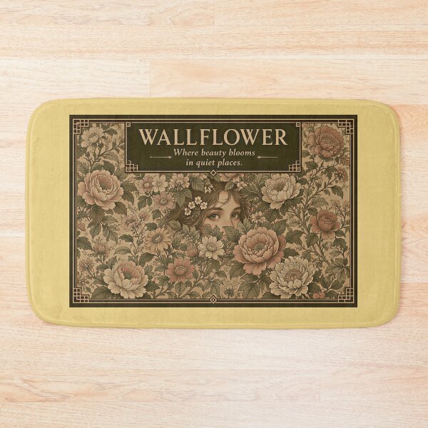 Item preview, Wallflower – The Idiom, The Woman, The Wall | Vintage Botanical Print designed and sold by SammyMorry.