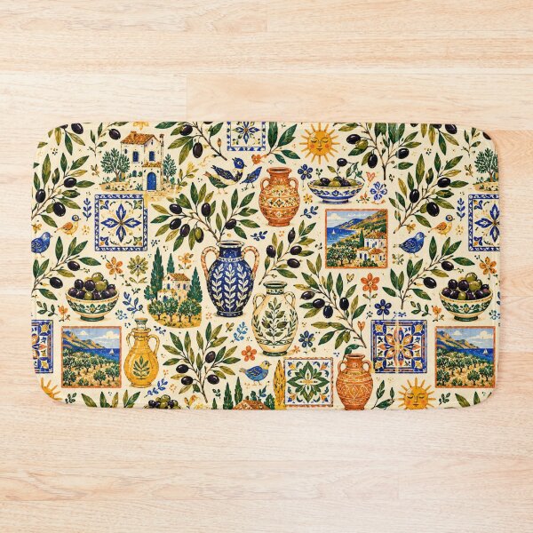 Item preview, Colorful Olive Grove Pattern designed and sold by Aramdesing.