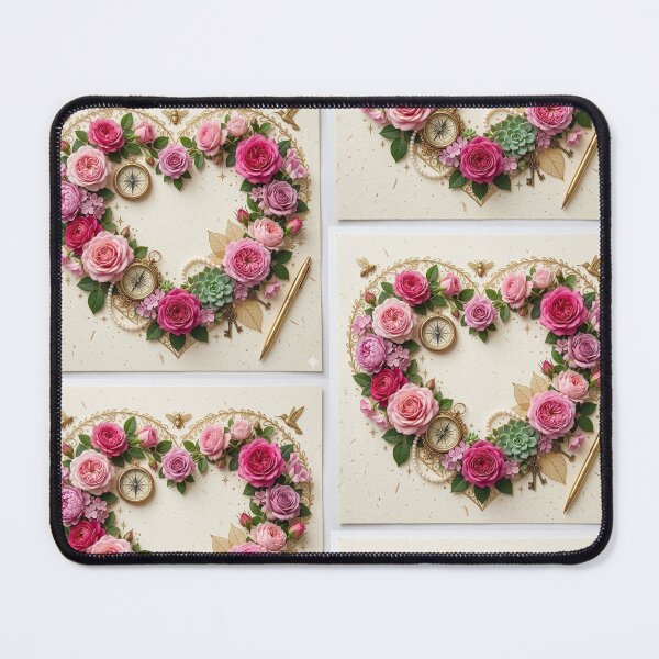 Item preview, Timeless Love: Vintage Heart-Shaped Bouquet. designed and sold by JoyNest = "The nest of joy".
