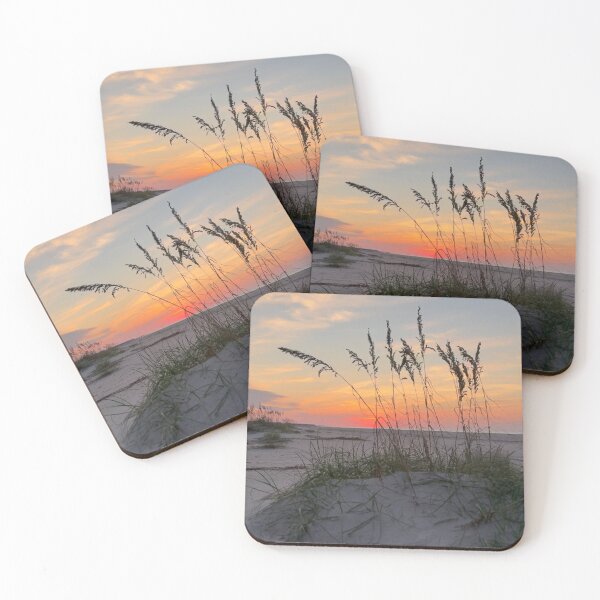 Item preview, Beach Sunrise through the sea oats - South Carolina scenic beach   designed and sold by shorethings.