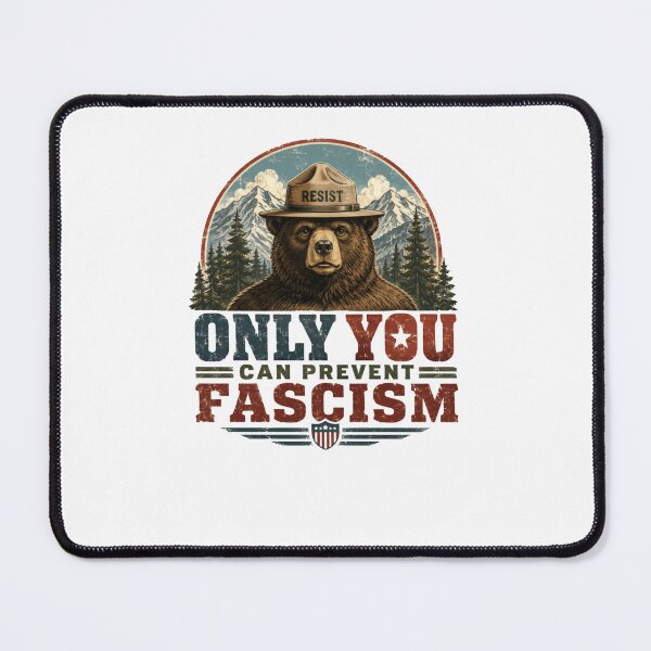 Item preview, Only You Can Prevent Fascism Resist Political Activist Anti Fascist designed and sold by JonesFlora2025.