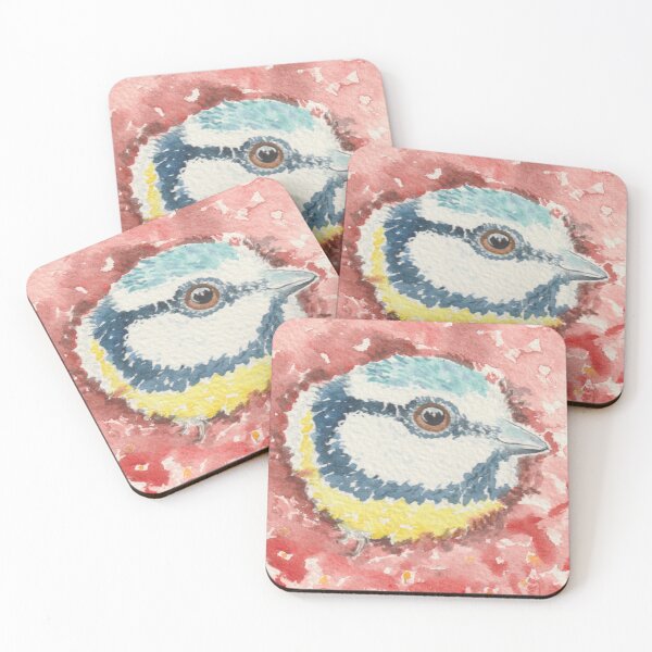 Item preview, Bluetit in a strawberry designed and sold by GiselleSellier.