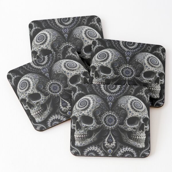 Item preview, Fractal Skulls designed and sold by Newstreams.