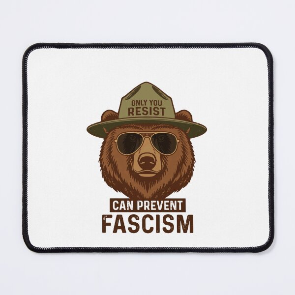 Item preview, Only You Resist Can Prevent Fascism Political Resistance Activist designed and sold by JonesFlora2025.