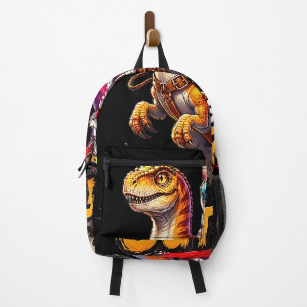 Item preview, Cute Royal Cat King Wearing Crown Riding Dinosaur This Is An Outrage designed and sold by Taniyah Gomes.