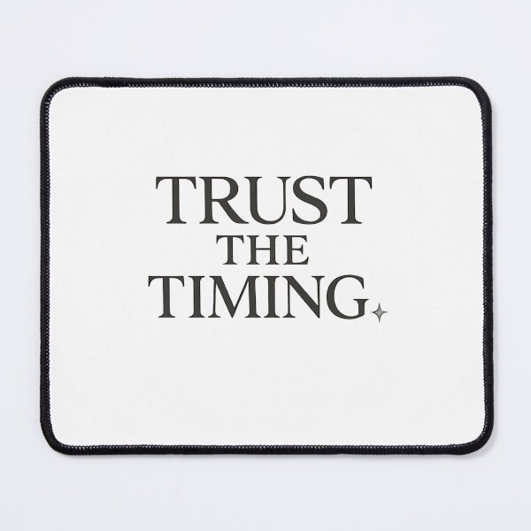 Item preview, Trust The Timing Shirt – Minimalist Inspirational Quote Tee, Positive Mindset T-Shirt designed and sold by Moonveil_Studio.