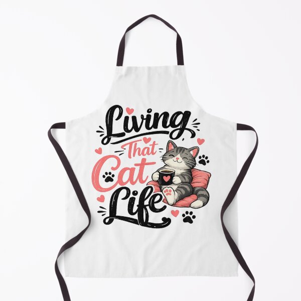 Item preview, Living the cozy cat life designed and sold by Side Quest Co..