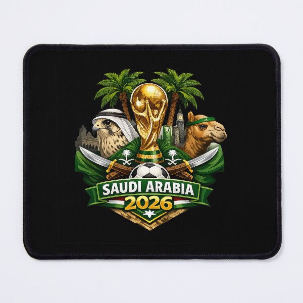 Item preview, Saudi Arabia Football Spirit 2026 Desert Falcon Fan Design designed and sold by chauroland.