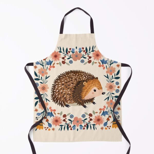 Item preview, Scandinavian Folk Art, Floral Hedgehog designed and sold by xiao xuans.