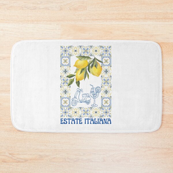 Item preview, Estate Italiana – Vintage Scooter & Lemons Design designed and sold by Glitteringworld.