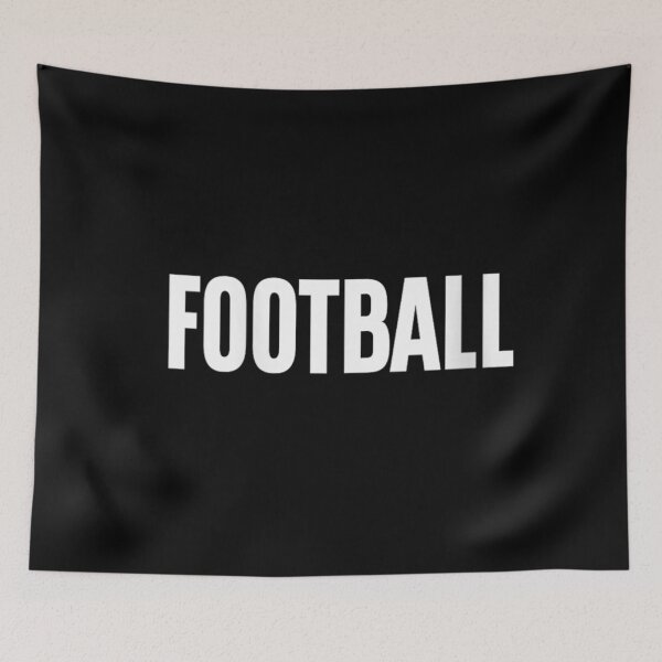 Item preview, Minimalist Bold White Text Football Sports Graphic For Enthusiasts And Players designed and sold by Taniyah Gomes.