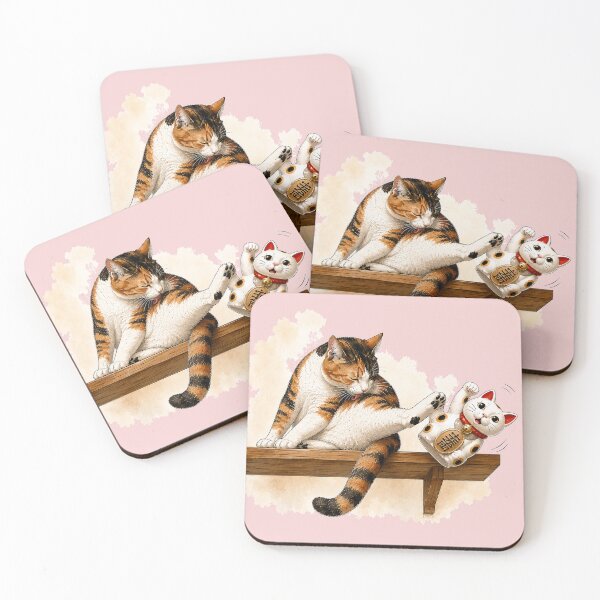 Item preview, Accidental Eviction — Calico Cat vs Maneki Neko designed and sold by Aguri-tei.
