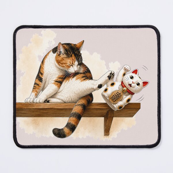 Item preview, Accidental Eviction — Calico Cat vs Maneki Neko designed and sold by Aguri-tei.