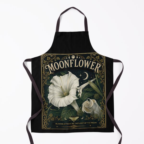 Item preview, Vintage Botanical Moonflower Illustration Blooms At Night By Light Of The Moon designed and sold by Taniyah Gomes.