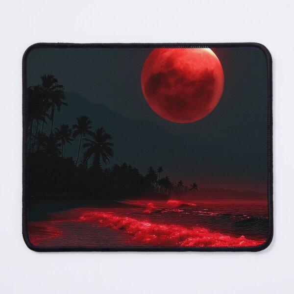 Item preview, Blood Moon Over Tropical Beach designed and sold by FrostyFrisby.