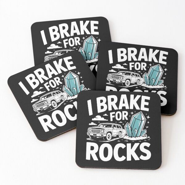Item preview, I Break For Rocks Rockhounding Geology designed and sold by MooonTees.