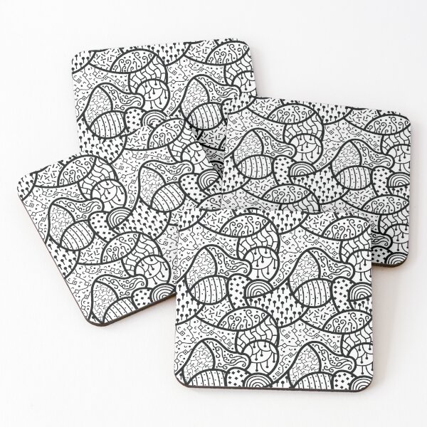Item preview, Zentangle Inspired Geometric Paisley Seamless Pattern designed and sold by mrhighsky.