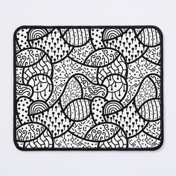 Item preview, Zentangle Inspired Geometric Paisley Seamless Pattern designed and sold by mrhighsky.