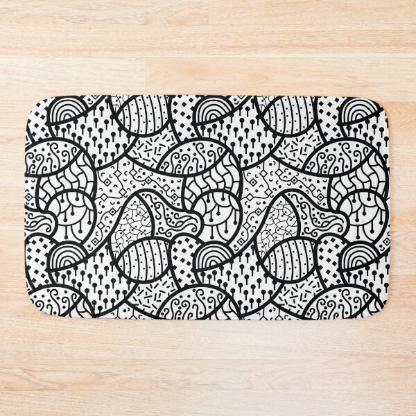 Item preview, Zentangle Inspired Geometric Paisley Seamless Pattern designed and sold by mrhighsky.