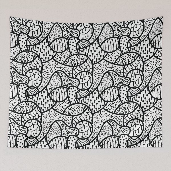 Item preview, Zentangle Inspired Geometric Paisley Seamless Pattern designed and sold by mrhighsky.